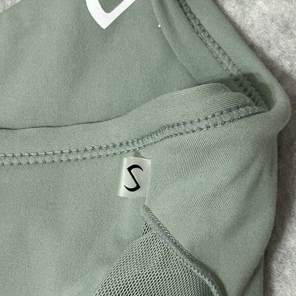 TLF Take Life Further Sports Bra Sage Green Small Pullover Adjustable Straps - Picture 4 of 8